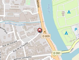 Carte de Causse Gantier à Millau