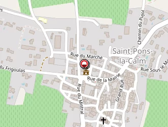 Carte de Commerçon Jacques à Saint-pons-la-calm