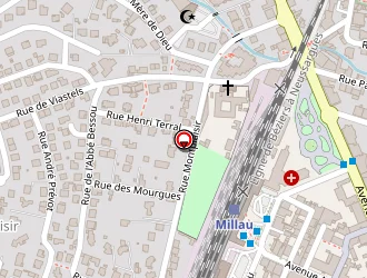 Carte de Salle De Boxe à Millau