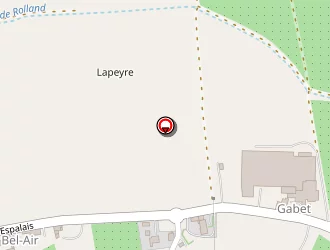 Carte de Aurières à Golfech