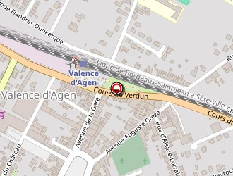 Carte de La Poste à Valence d'agen