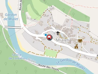 Carte de Chez Mialet à Mialet