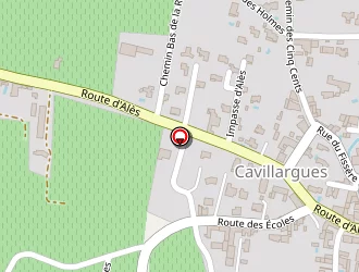 Carte de Espace Coiffure à Cavillargues