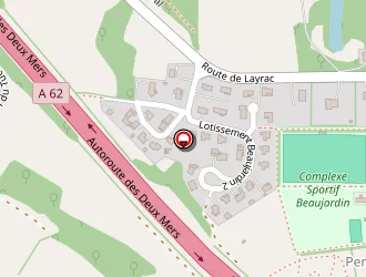 Carte de Foyer Beaujardin à Caudecoste