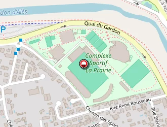 Carte de La Raquette à Alès