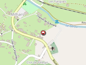 Carte de Stand De Tir à Milhars