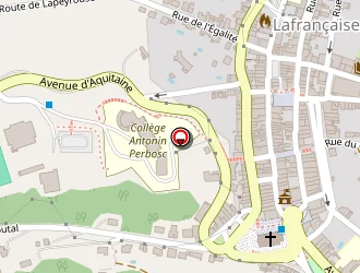 Carte de Acs à Lafrançaise