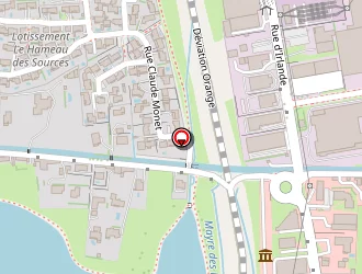 Carte de Irrigation Distribution Plastiques à Orange