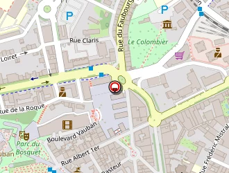 Carte de Le Cratère Théâtre à Alès