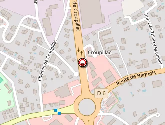 Carte de Eddie Coiffure à Alès