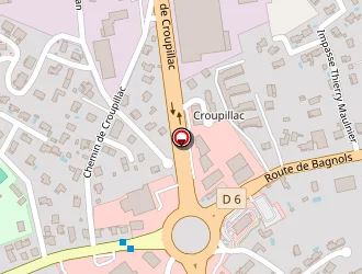 Carte de Sas Fic à Alès