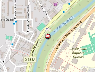 Carte de Garage Perez Denis à Alès