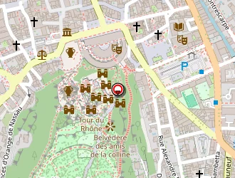 Carte de La Poste à Orange