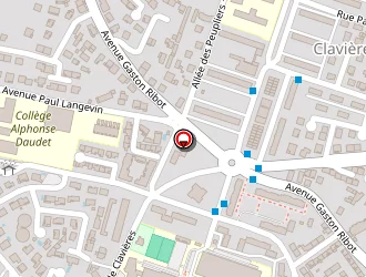 Carte de Garage De Clavières Vergote Gérard (eirl) à Alès