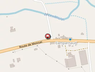 Carte de Colombié Vendries à Lafrançaise