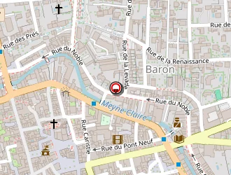 Carte de Hôtel Saint Jean à Orange