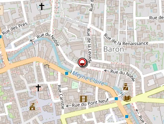 Carte de Café Du Commerce à Orange