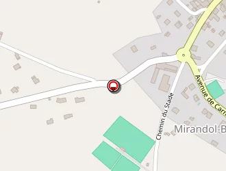 Carte de Stade Municipal à Mirandol-bourgnounac