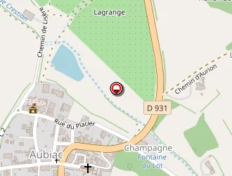 Carte de Ecole à Aubiac