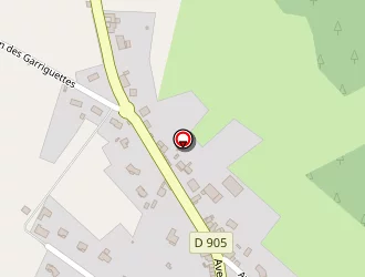 Carte de Salle Polyvalente à Mirandol-bourgnounac