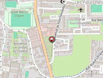 Carte de Centre Médico Scolaire à Orange