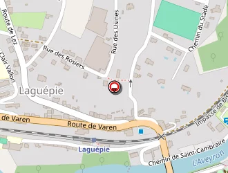 Carte de Lacombe Jérôme à Laguépie