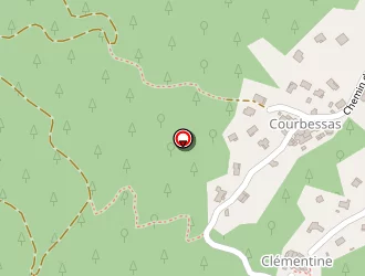 Carte de La Croix Clementine à Cendras