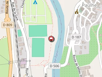 Carte de Cyber@fr à Aguessac