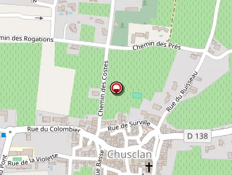 Carte de La 16 Guinguette à Chusclan