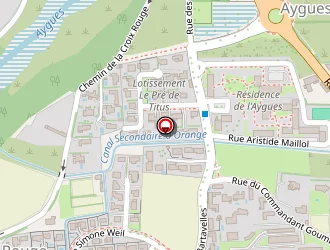 Carte de Perret Dany à Orange