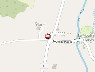 Carte de Petit Dominique à Thoard