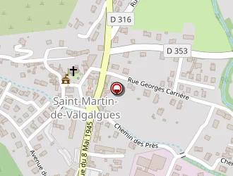 Carte de Q.r.t Graphique à Saint-martin-de-valgalgues