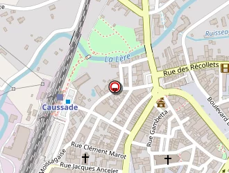 Carte de Guiline à Caussade