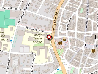 Carte de Eovi-mcd Mutuelle à Bagnols-sur-cèze