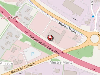 Carte de Mericq à Estillac