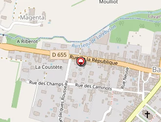 Carte de La Poste à Barbaste