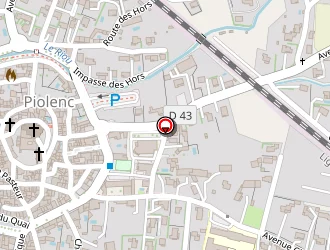 Carte de Orange Auto Ecole à Piolenc