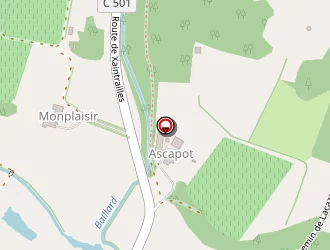 Carte de Golf D'albret à Barbaste