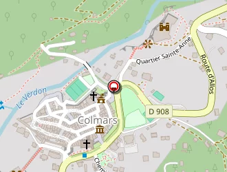 Carte de Vesco Richard à Colmars