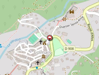 Carte de La Poste à Colmars