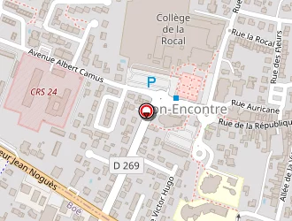 Carte de Agen Néon à Boé