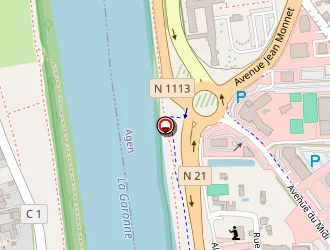 Carte de Rezeo à Agen