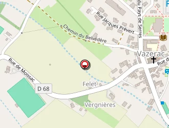 Carte de Intermarché à Vazerac