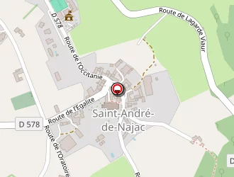 Carte de Ecole Publique à Saint-andré-de-najac