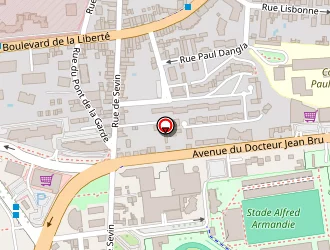 Carte de S.u.a (sporting Union Agenais) à Agen