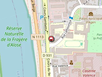 Carte de Kummer Charlie à Agen