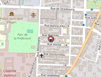 Carte de Pomes Catherine à Agen