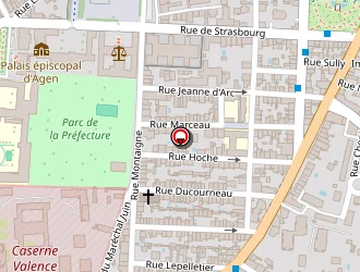 Carte de Adecco A Domicile à Agen