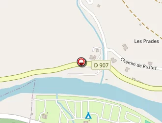 Carte de Camping Les Prades à Mostuéjouls