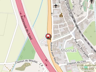 Carte de Le Lys à Mornas